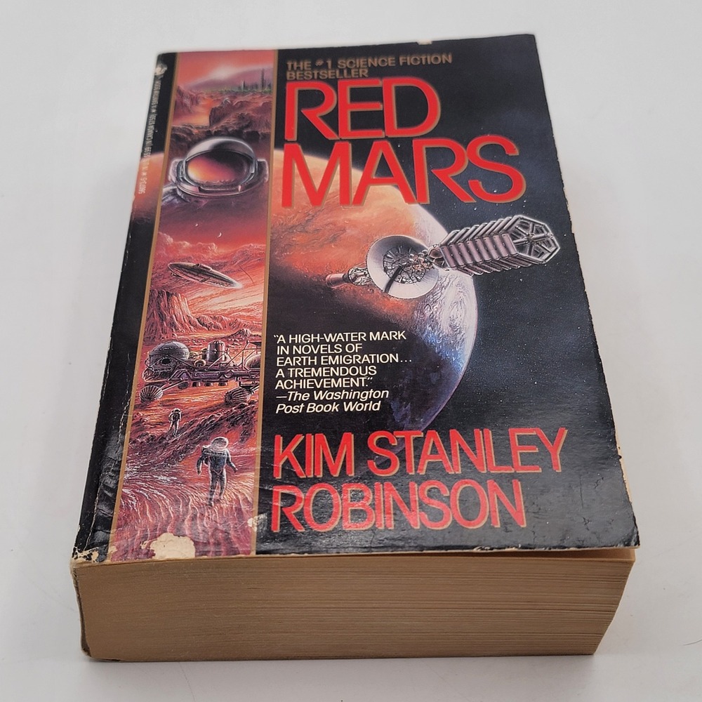 Kim Stanley Robinson Red Mars Paperback Bantam Spectra 1993 Sci-Fi Good